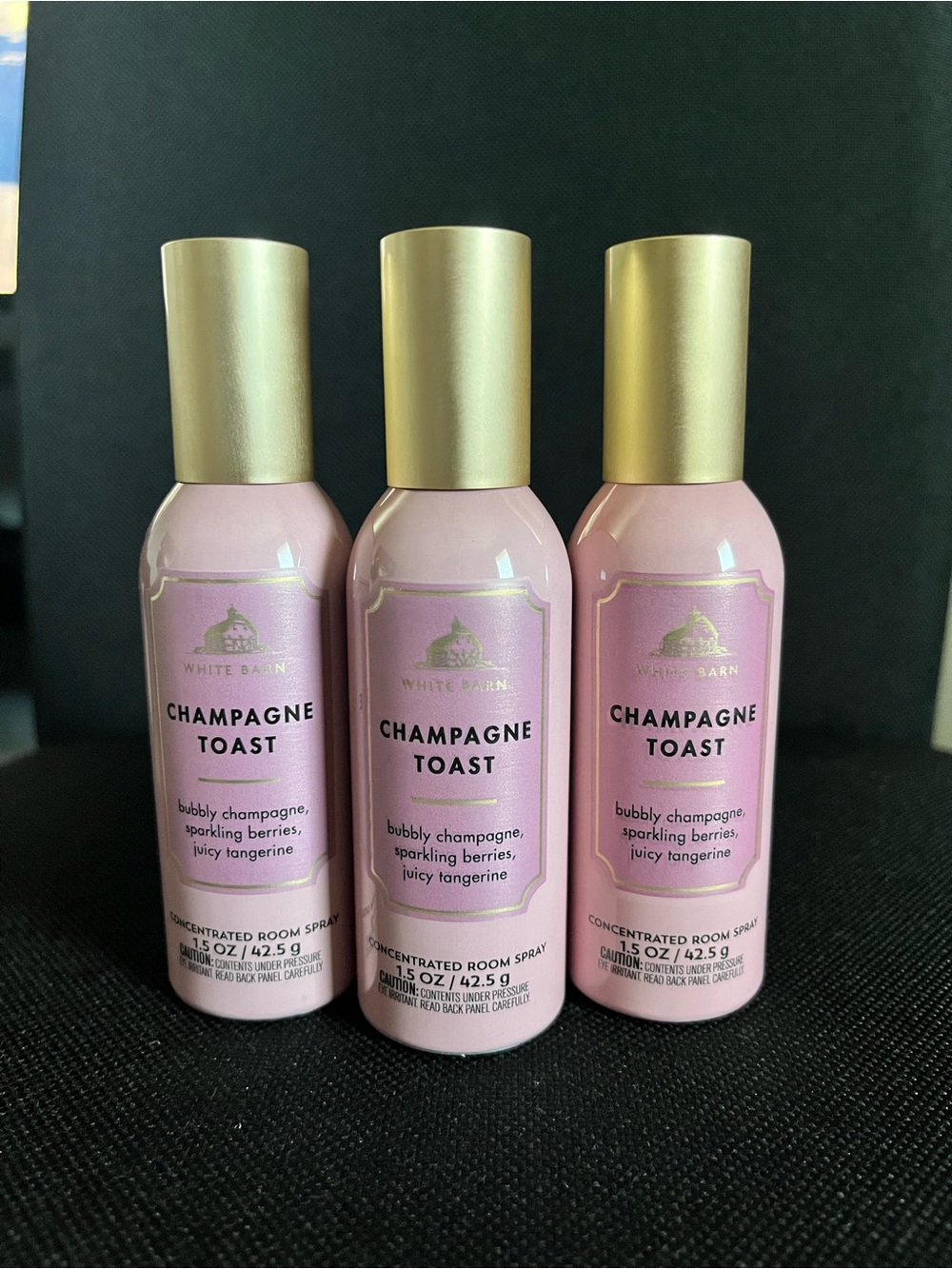 Bath And Body Works Champagne Toast Concentrated Room Spray Bundle